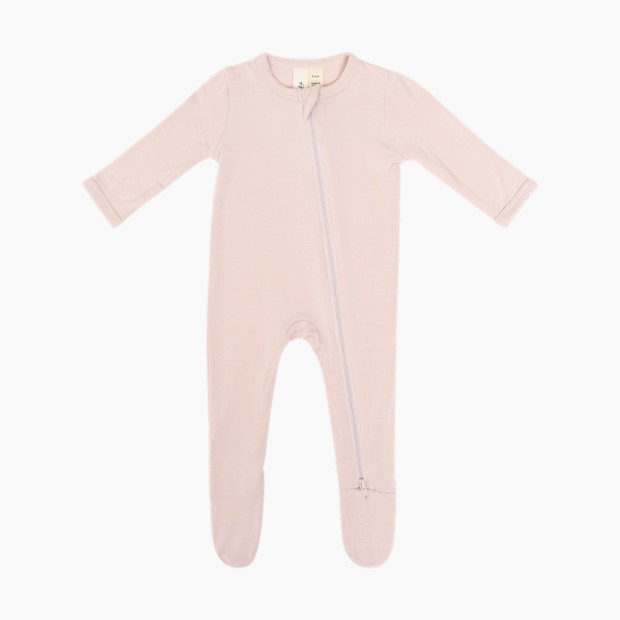 Kyte Baby Zipper Footie - Blush.