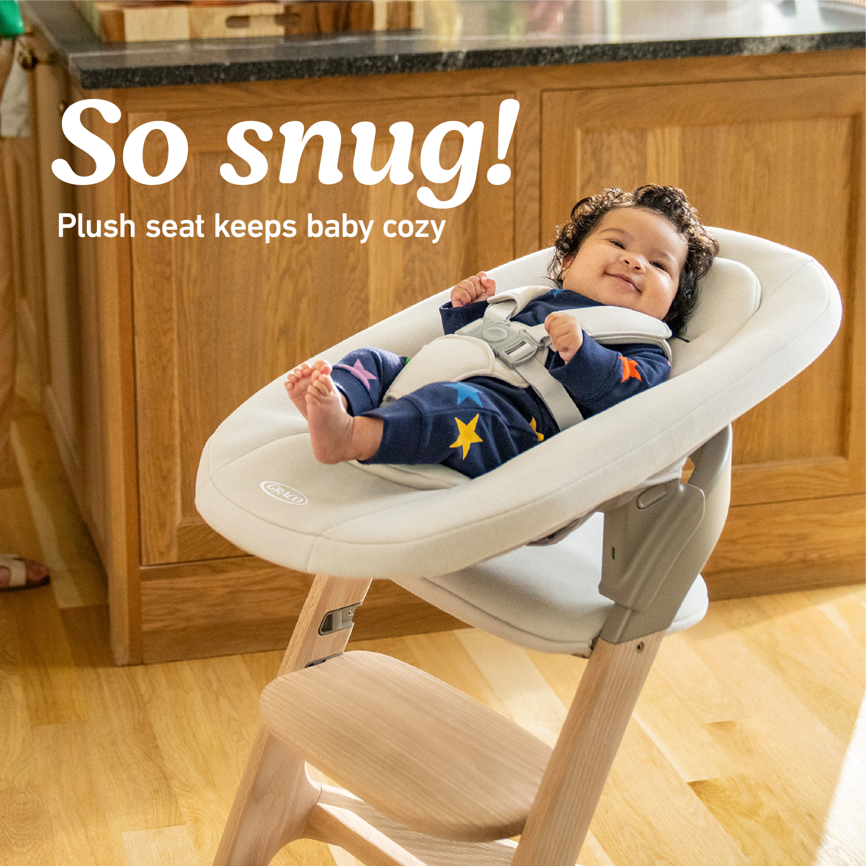 Graco Graco Close2Baby Highchair - Rue, Highchair With Newborn Seat.