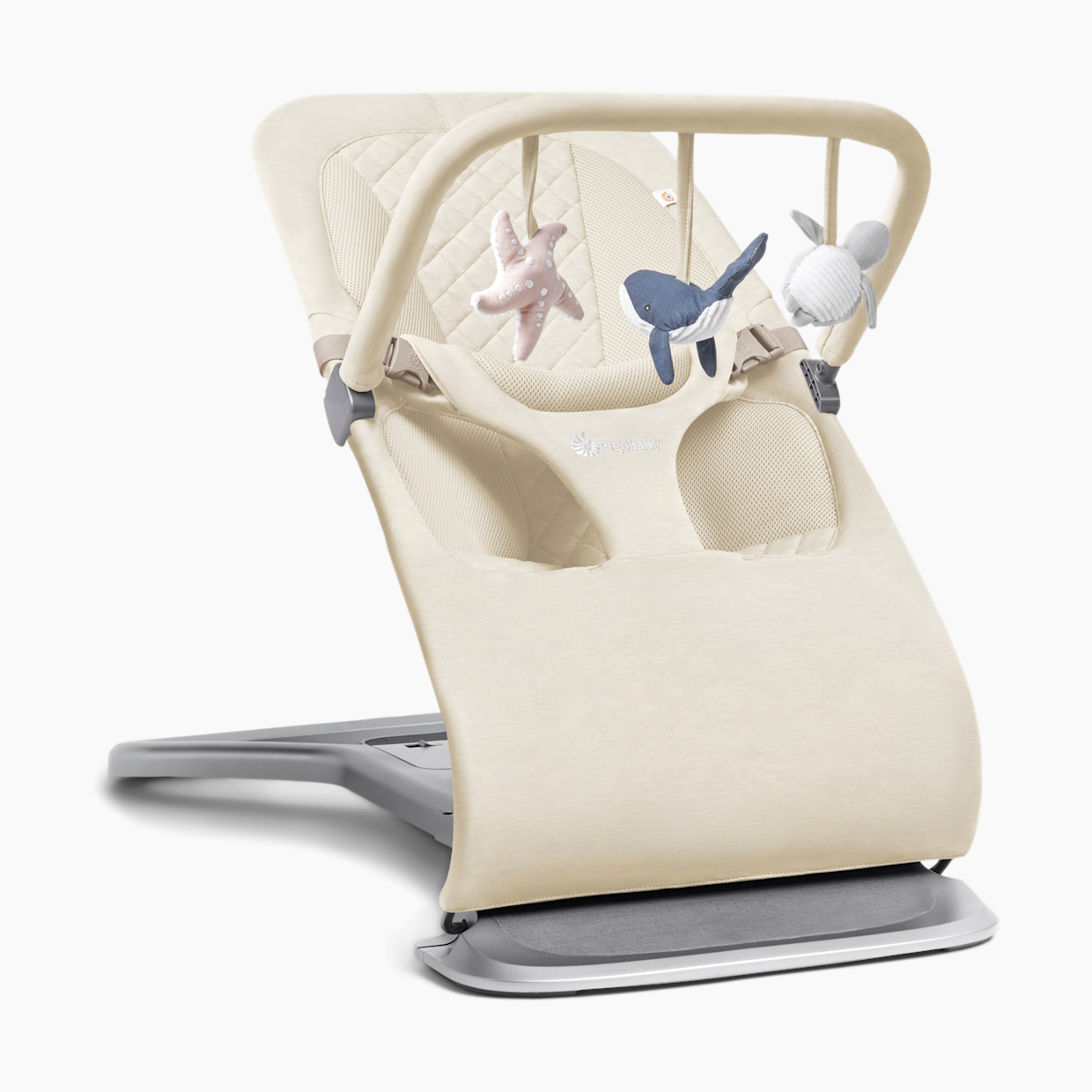 Ergobaby Evolve Bouncer Toy Bar - Cream.