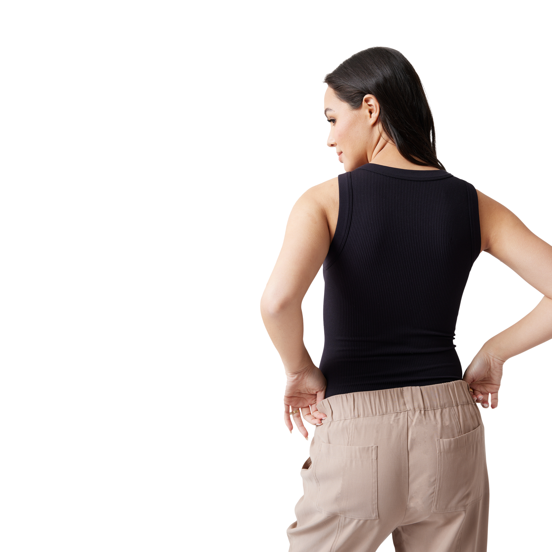 Ingrid and Isabel Seamless Rib Tank.