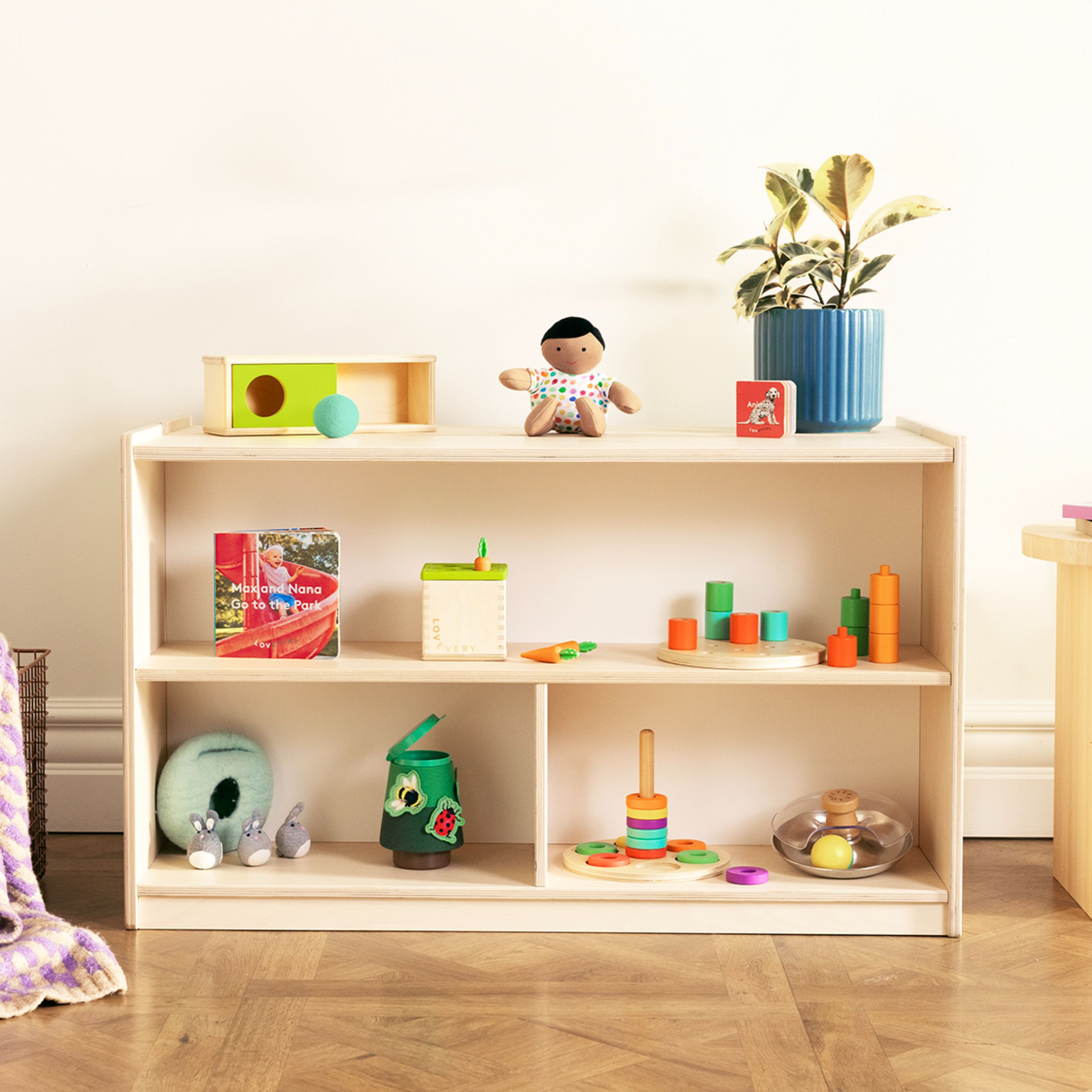 Lovevery The Montessori Playshelf.