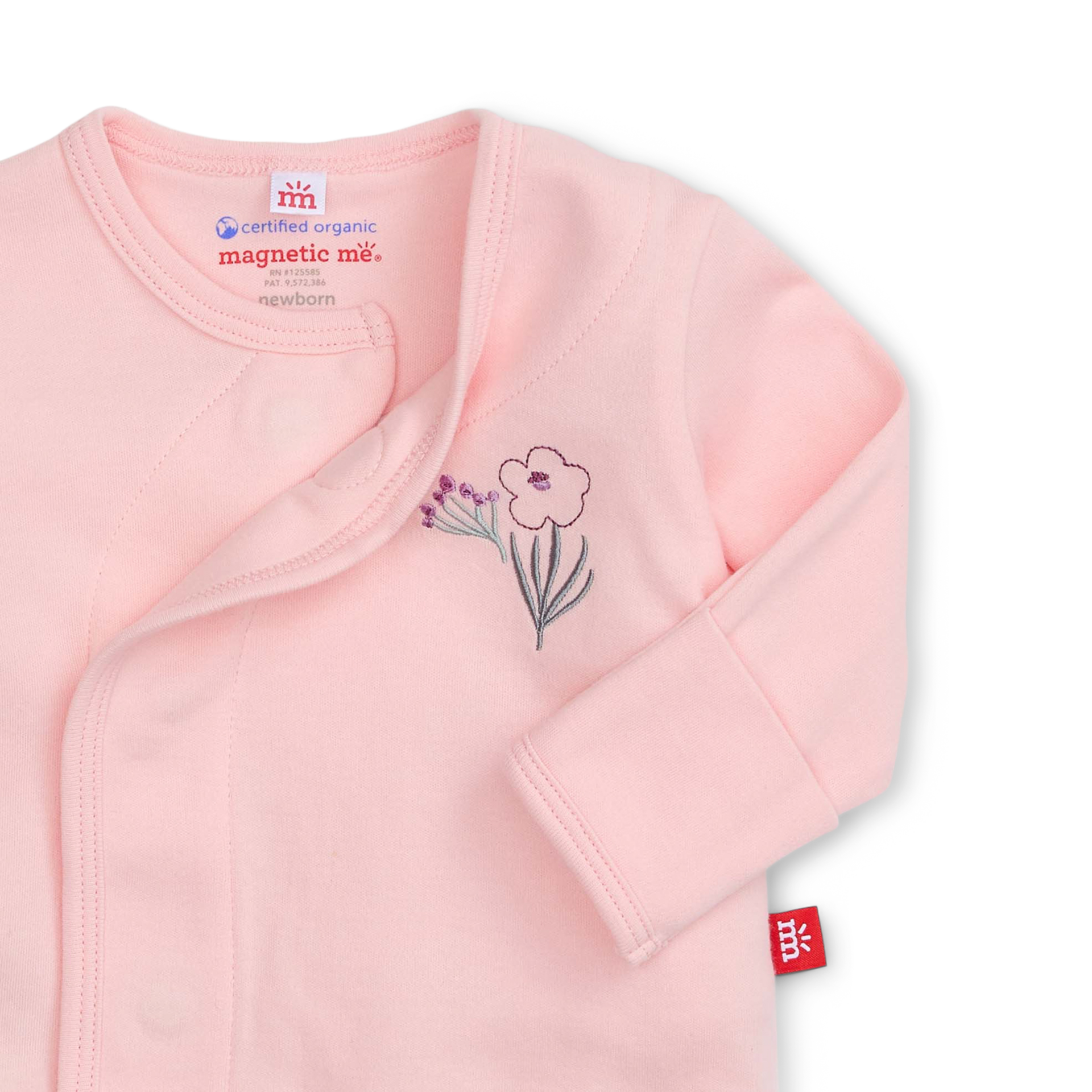 Magnetic Me Organic Cotton Magnetic Wrap 3-Piece Set - Whistledon, Newborn.