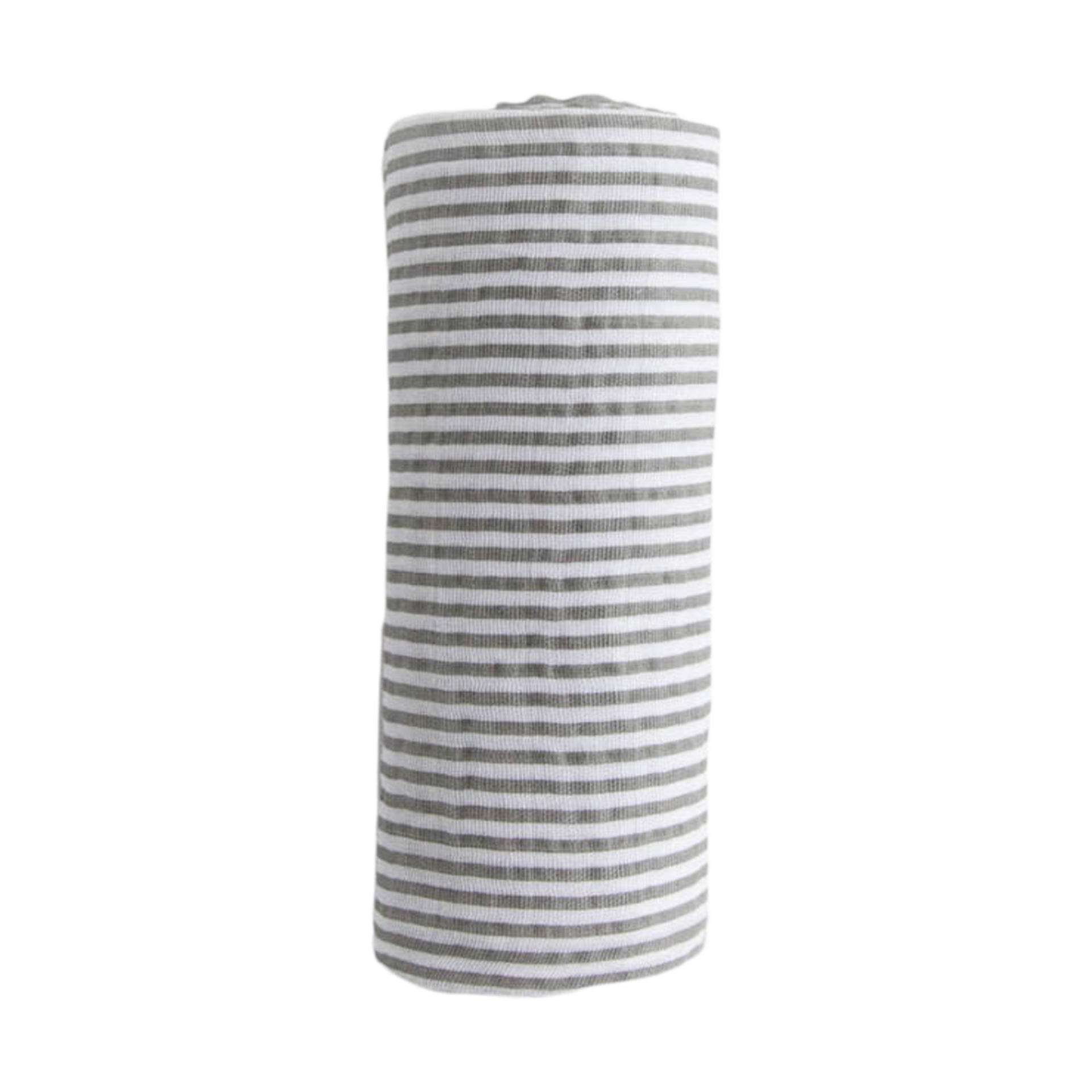 Little Unicorn Cotton Muslin Swaddle Blanket Grey Stripe Babylist Shop