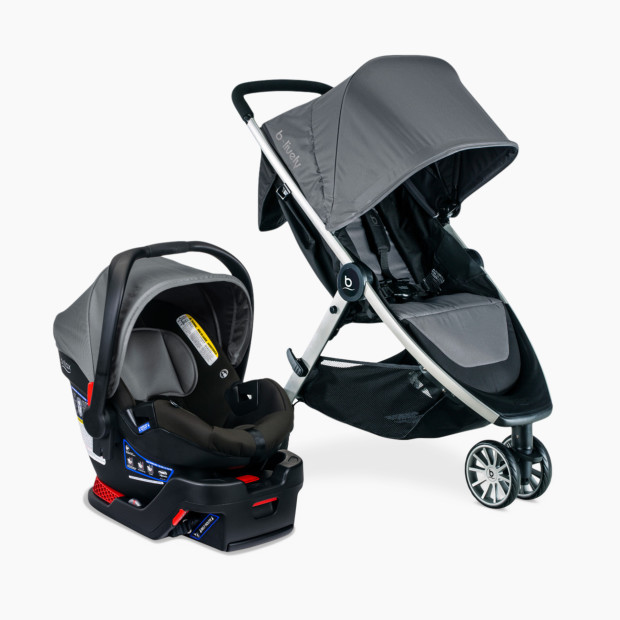 Britax B-Lively & B-Safe Gen2 Flexfit Travel System - Greystone Safewash.