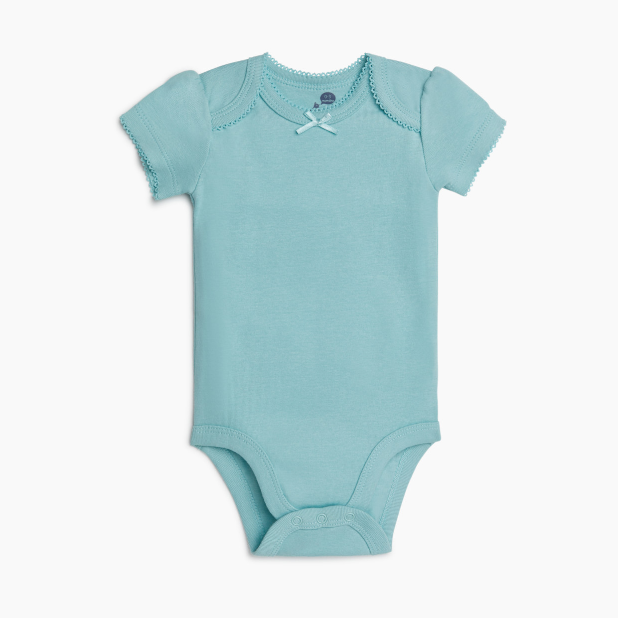 Small Story Short Sleeve Bodysuit Solid (5 Pack) - Pink Hues, 0-3 M.