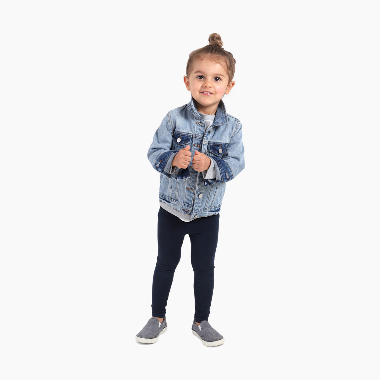 Ingrid and Isabel Babe Jacket - Light Wash, 6-12 M.