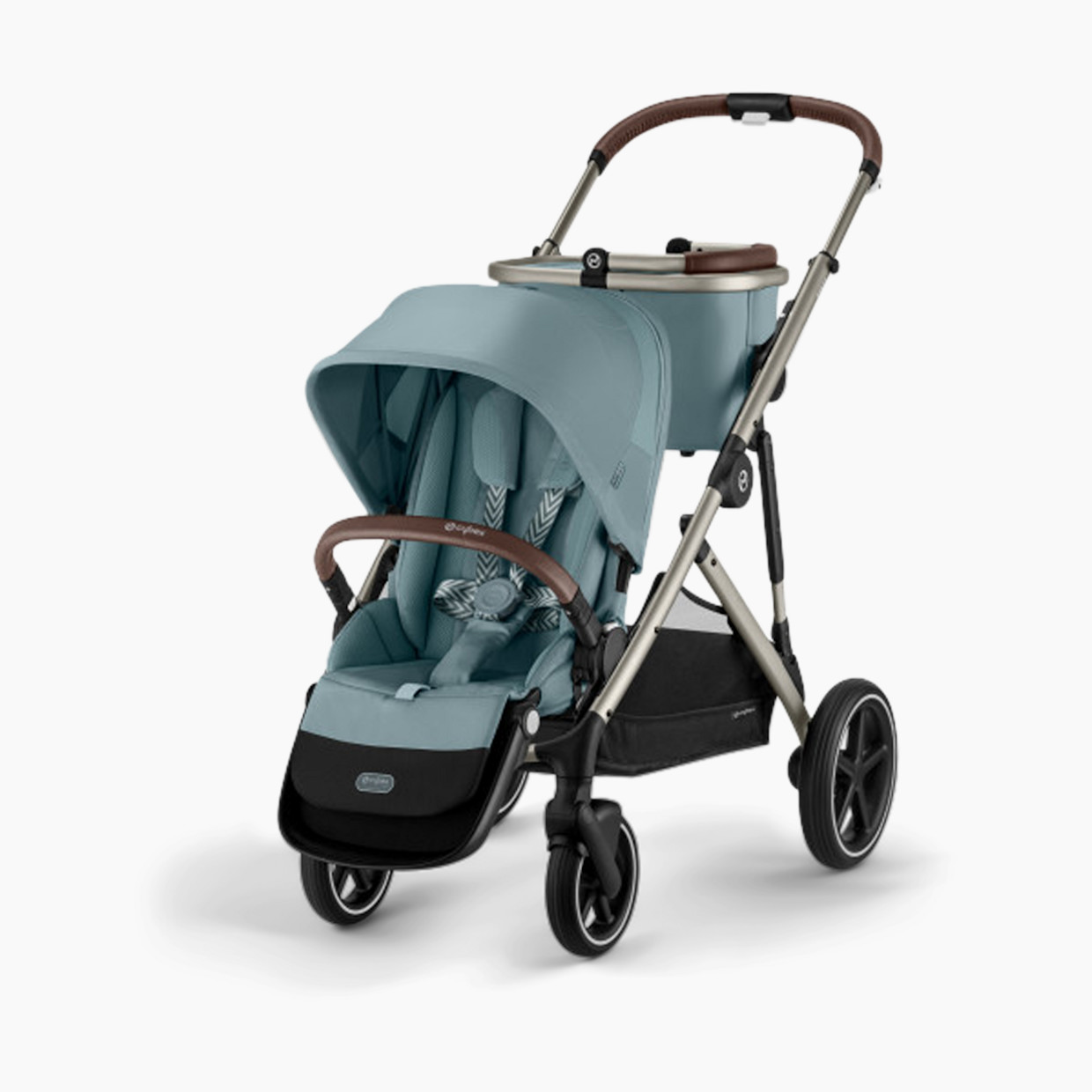 Cybex Gazelle S Stroller - Sky Blue/Taupe Frame.