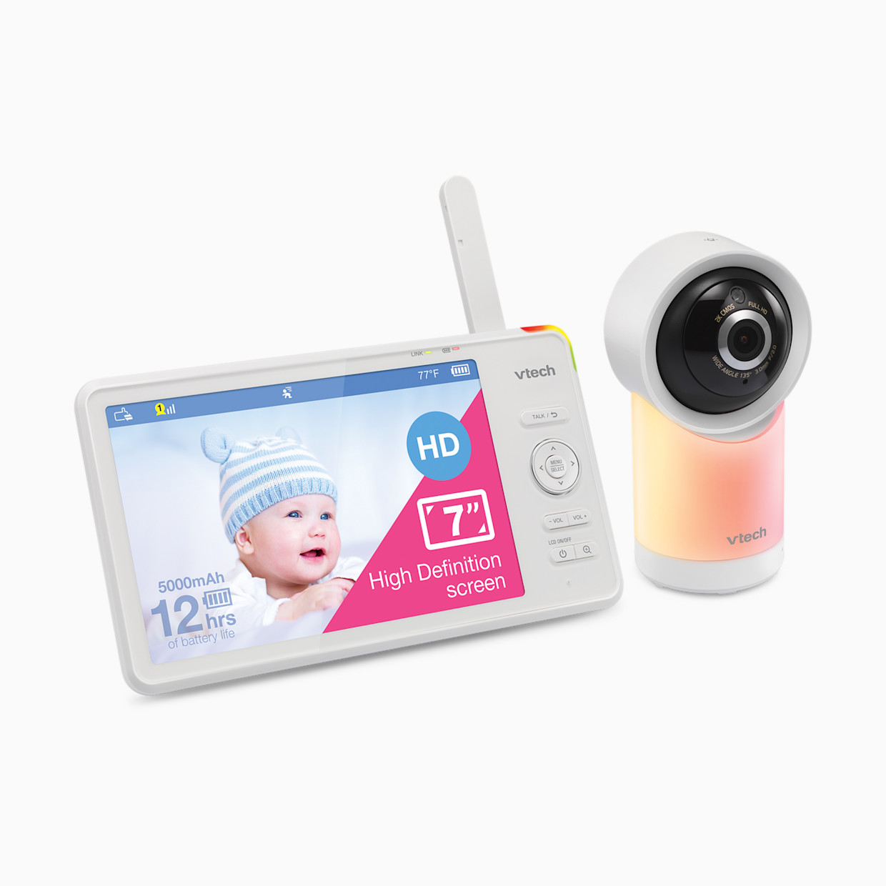 VTech RM7766HD 7" Smart 1080p Pan & Tilt Video Monitor.
