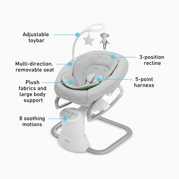 Graco Soothe My Way Swing with Removable Rocker.