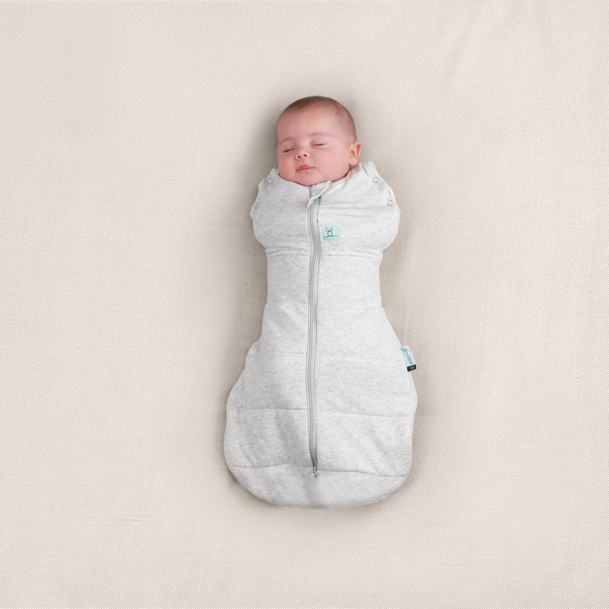 ergoPouch Cocoon Swaddle Bag 2.5 TOG Grey Marle, 0306 Months Babylist Shop