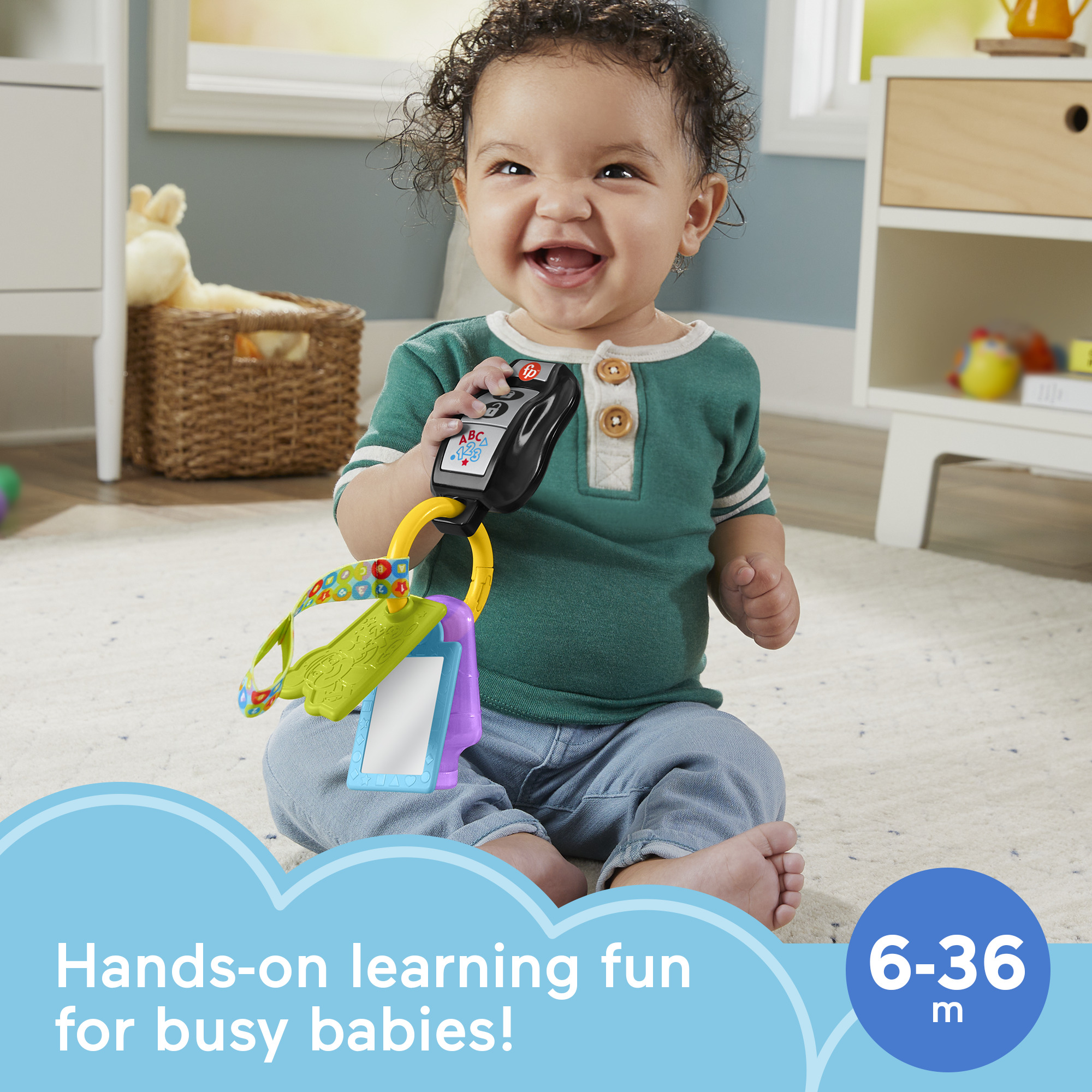 Fisher-Price Laugh & Learn Play & Go Activity Keys.