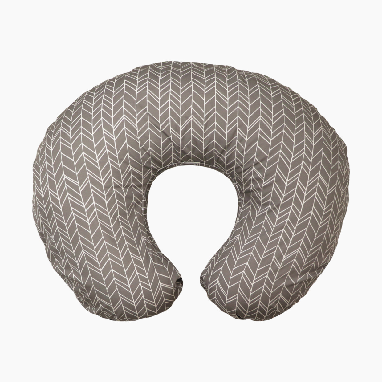 Boppy Original Support Nursing Pillow Gray Chevron Stripe