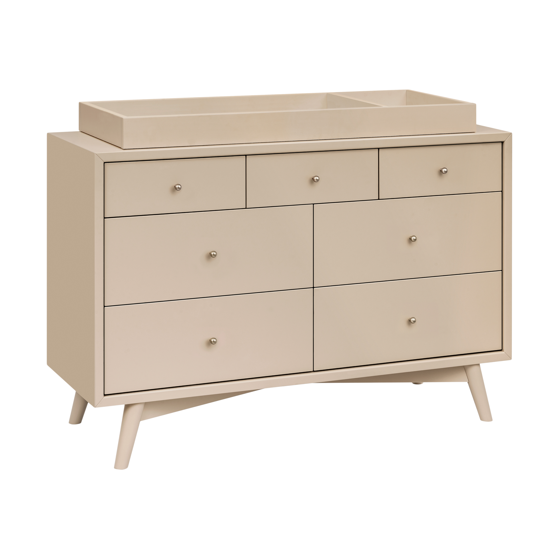 babyletto Universal Wide Removable Changing Tray - Taupe.