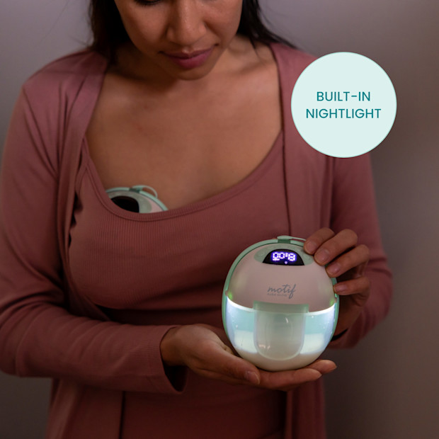 Motif Medical Aura Glow Wearable Breast Pump.