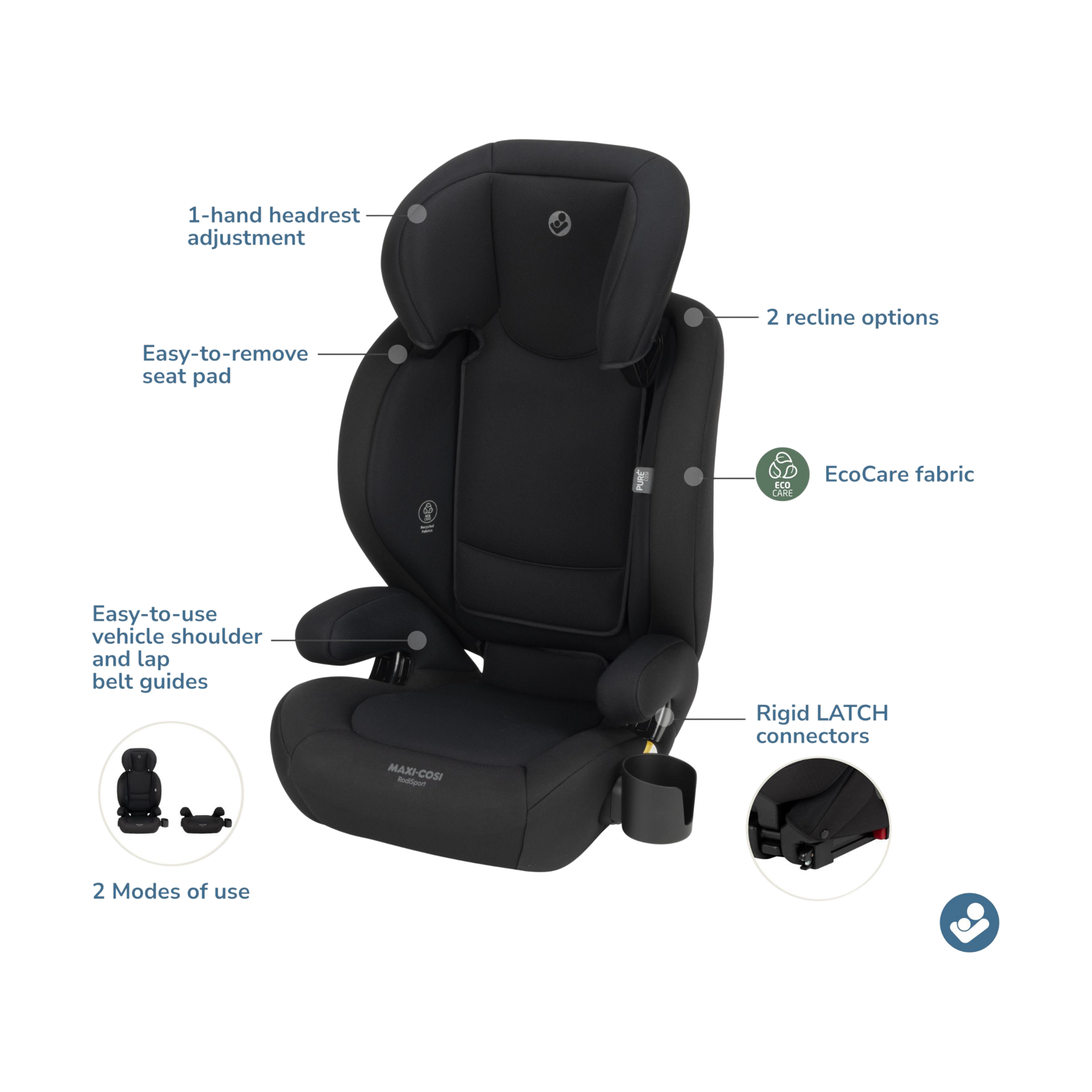 Maxi-Cosi Rodi Sport Booster Car Seat.