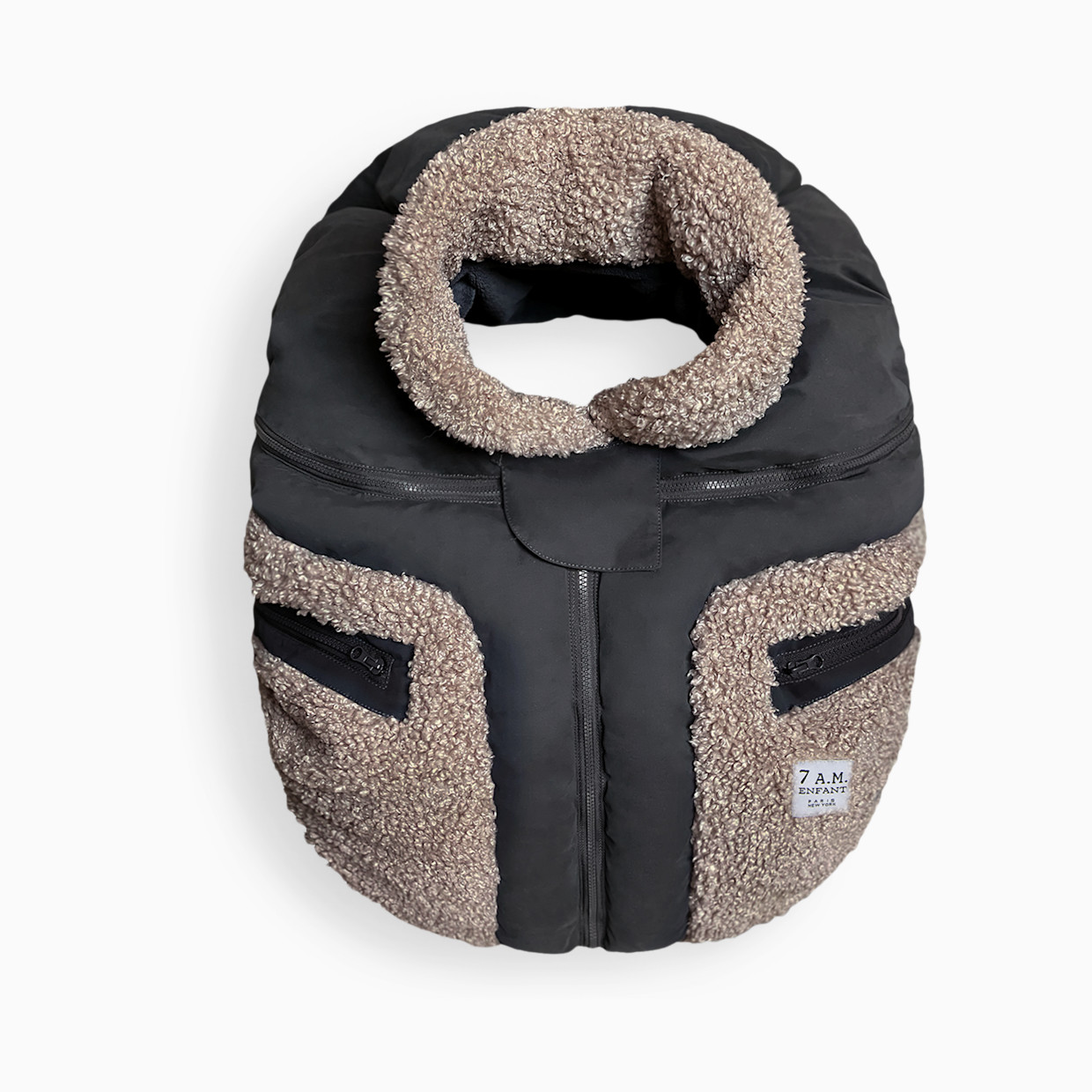 7AM Enfant Car Seat Cocoon - Applique Oatmeal.