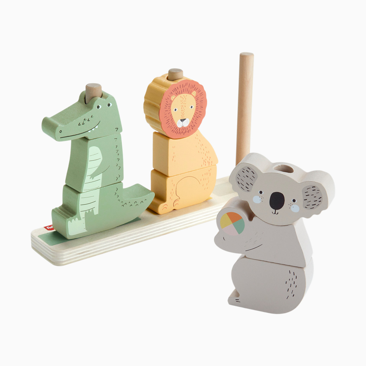 Fisher-Price Wooden Stack & Sort Animals.