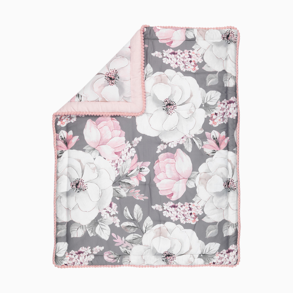 Lambs & Ivy 4-Piece Crib Bedding Set - Watercolor Floral.