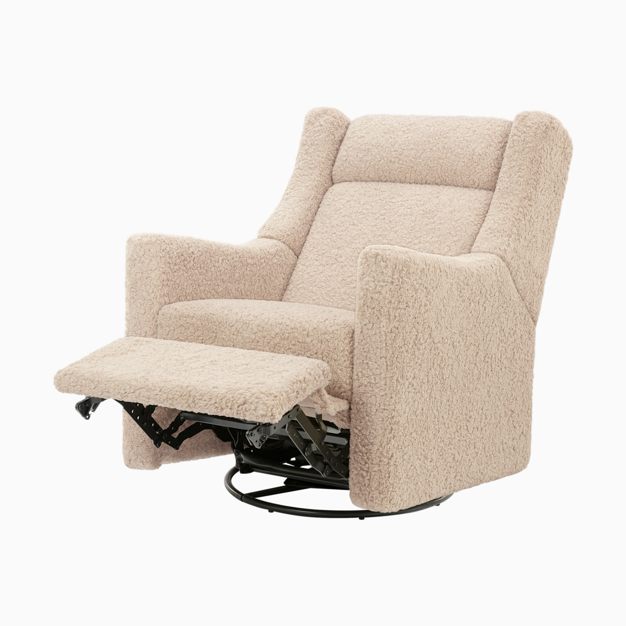 babyletto Kiwi Deluxe Power Recliner and Swivel Glider - Chai Shearling.
