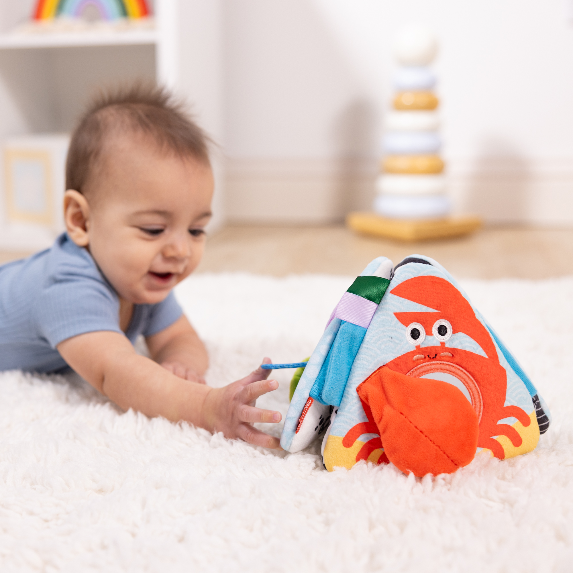 Melissa & Doug Ocean Tummy Time Triangle.