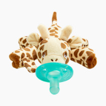 Philips AVENT Soothie Snuggle Pacifier Holder with Detachable Pacifier, 0m+, Monkey, SCF347/02