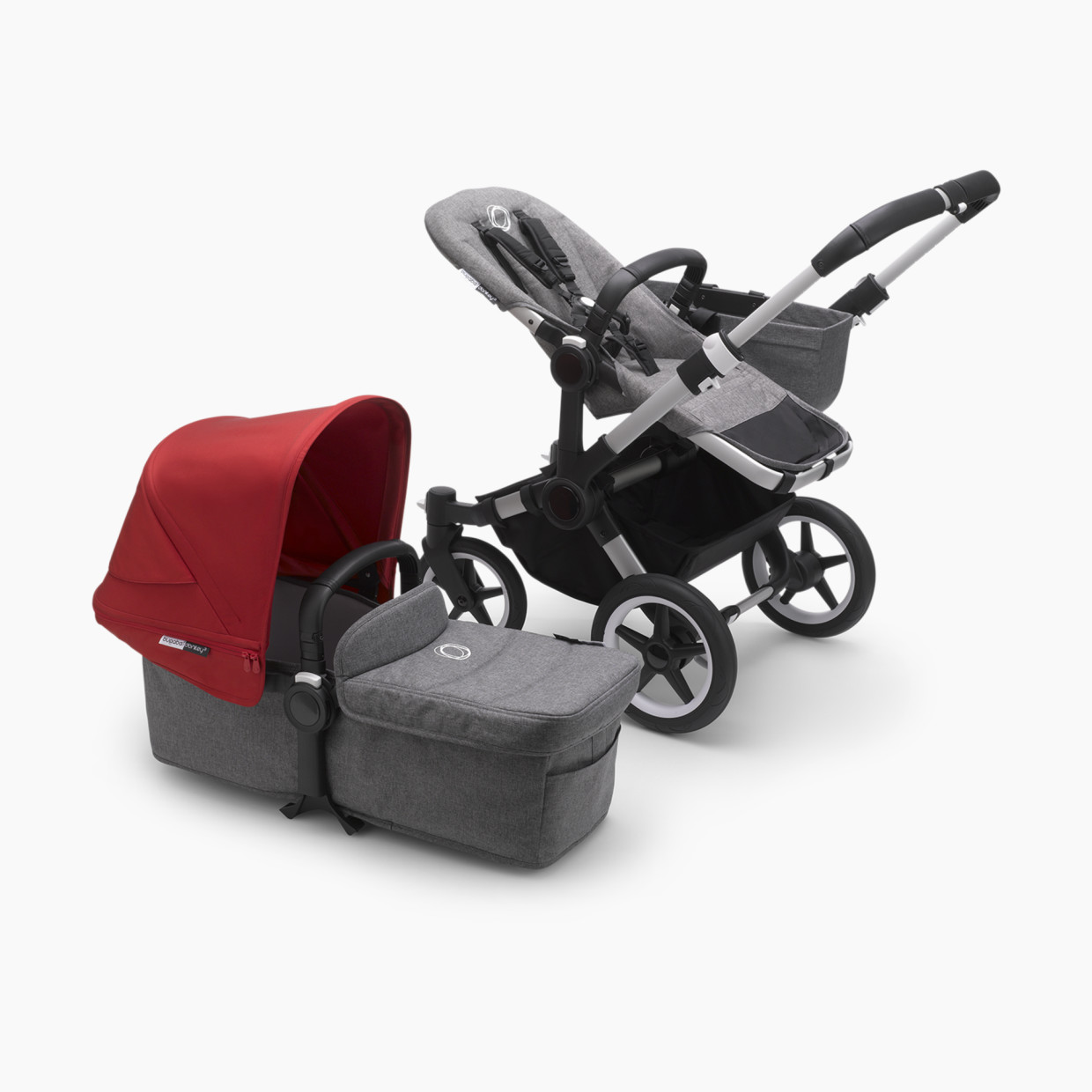 Bugaboo Donkey3 Mono Complete Stroller - Red/Core Collection.
