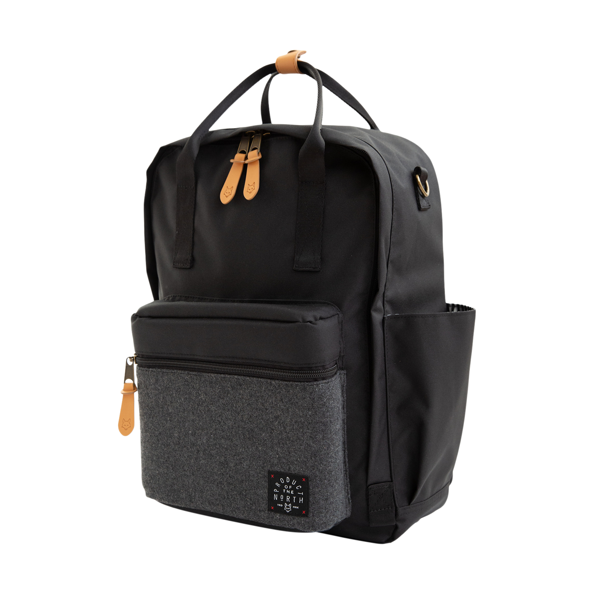 Product of the North Sustainable Elkin Diaper Bag Backpack - Black.