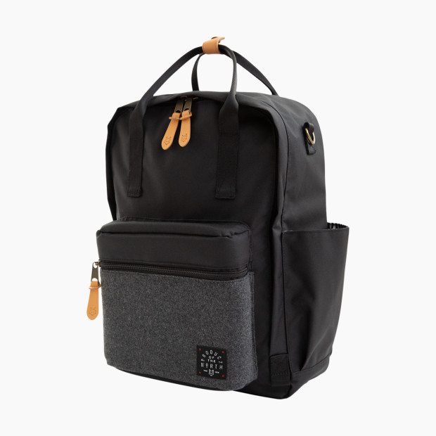Product of the North Sustainable Elkin Diaper Bag Backpack - Black.