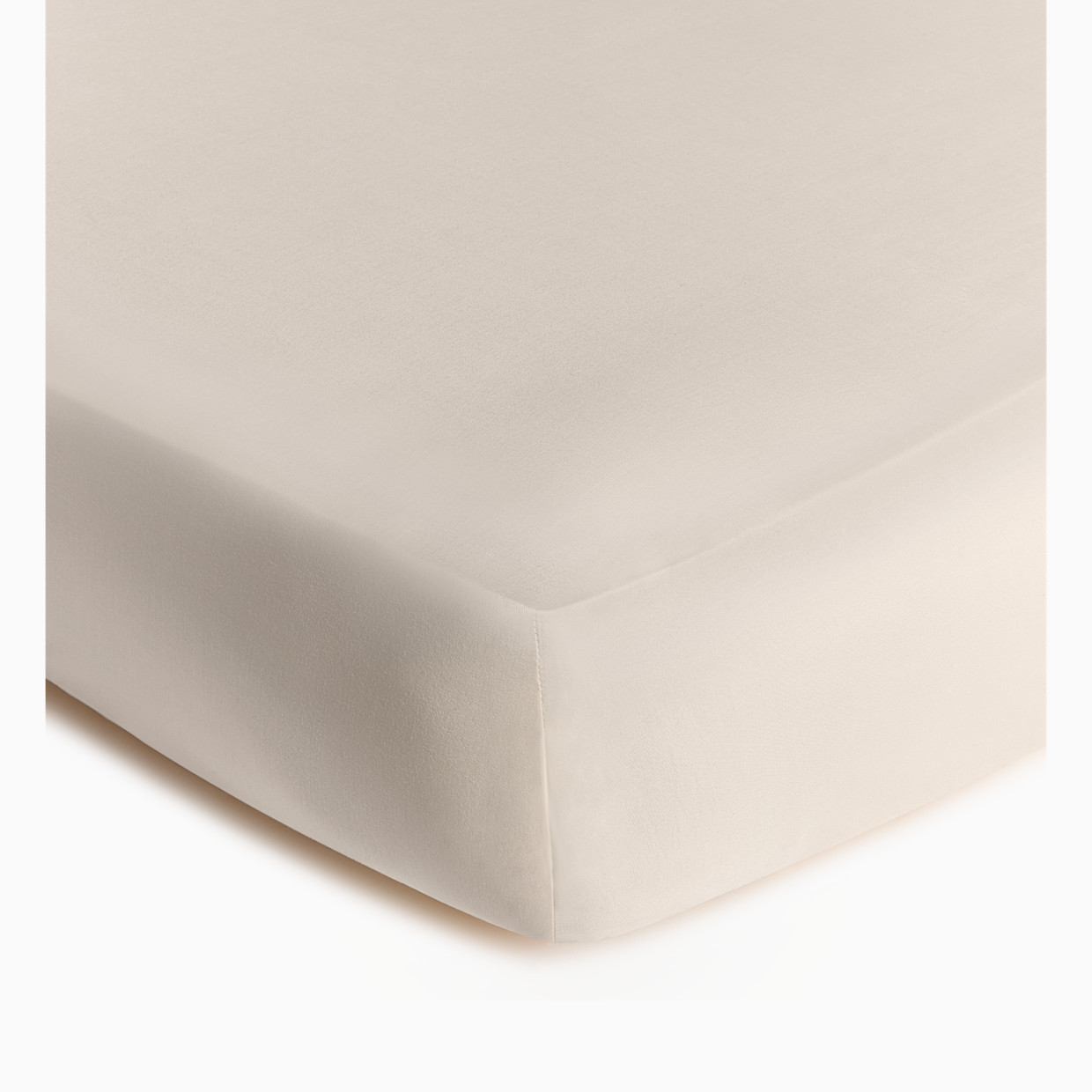 Soundly Percale Organic Crib Sheet - Oat.