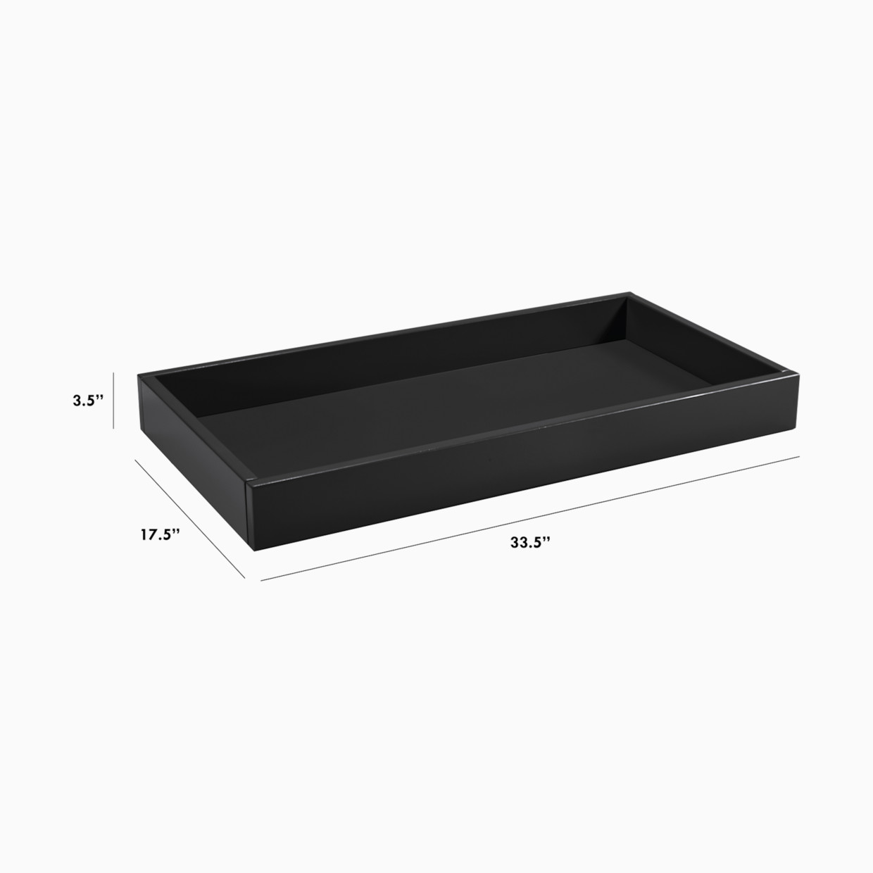 daVinci Universal Removable Changing Tray - Ebony.
