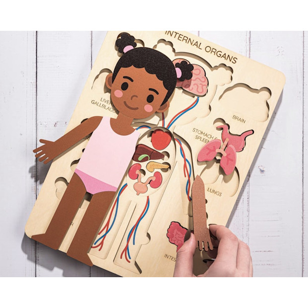 EcoBabyPuzzle Montessori Human Body Puzzle.