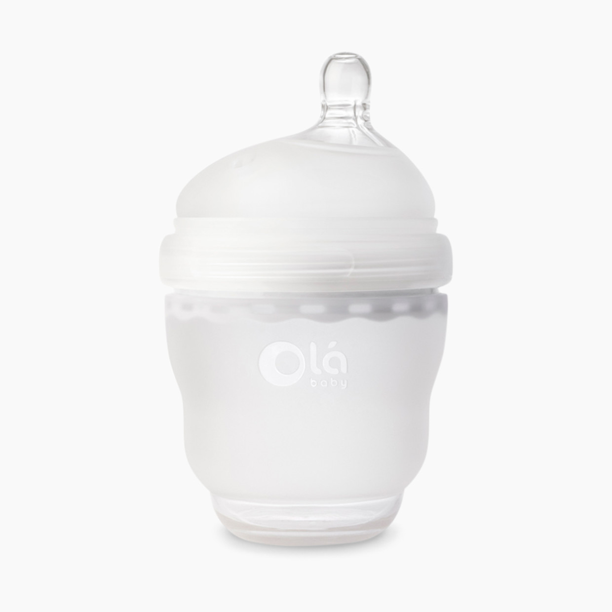 Olababy Gentle Baby Bottle - Frost, 4 Oz, 1.