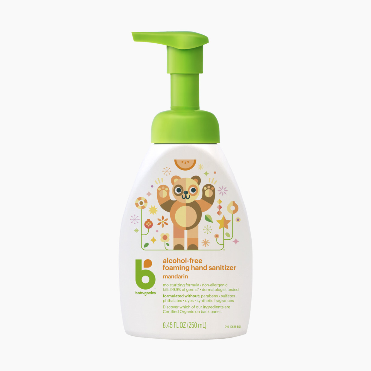 Babyganics Alcohol-Free Foaming Hand Sanitizer - Mandarin, 8.45 Oz.