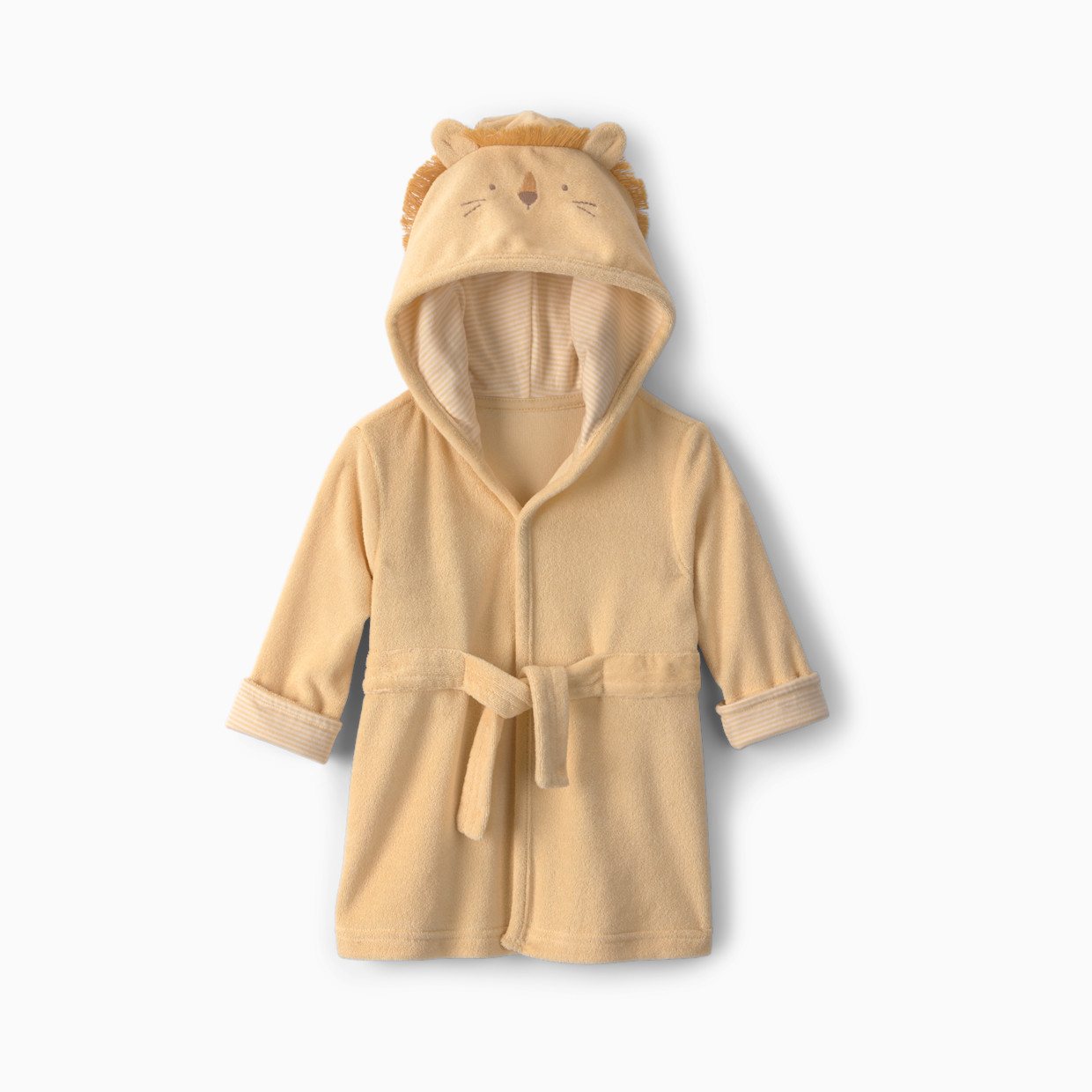 Carter's Hooded Terry Robe - Yellow Lion, 0-9 M.
