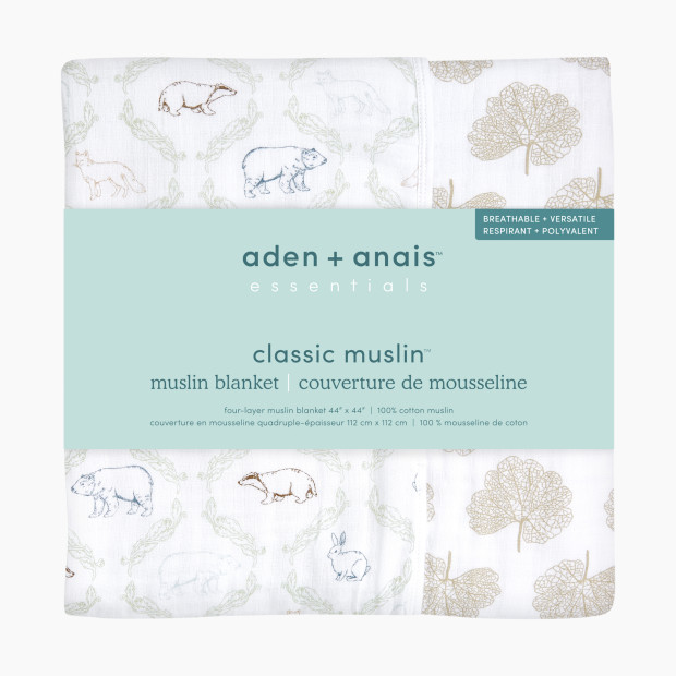 Aden + Anais Essentials Cotton Muslin Dream Blanket - Harmony.