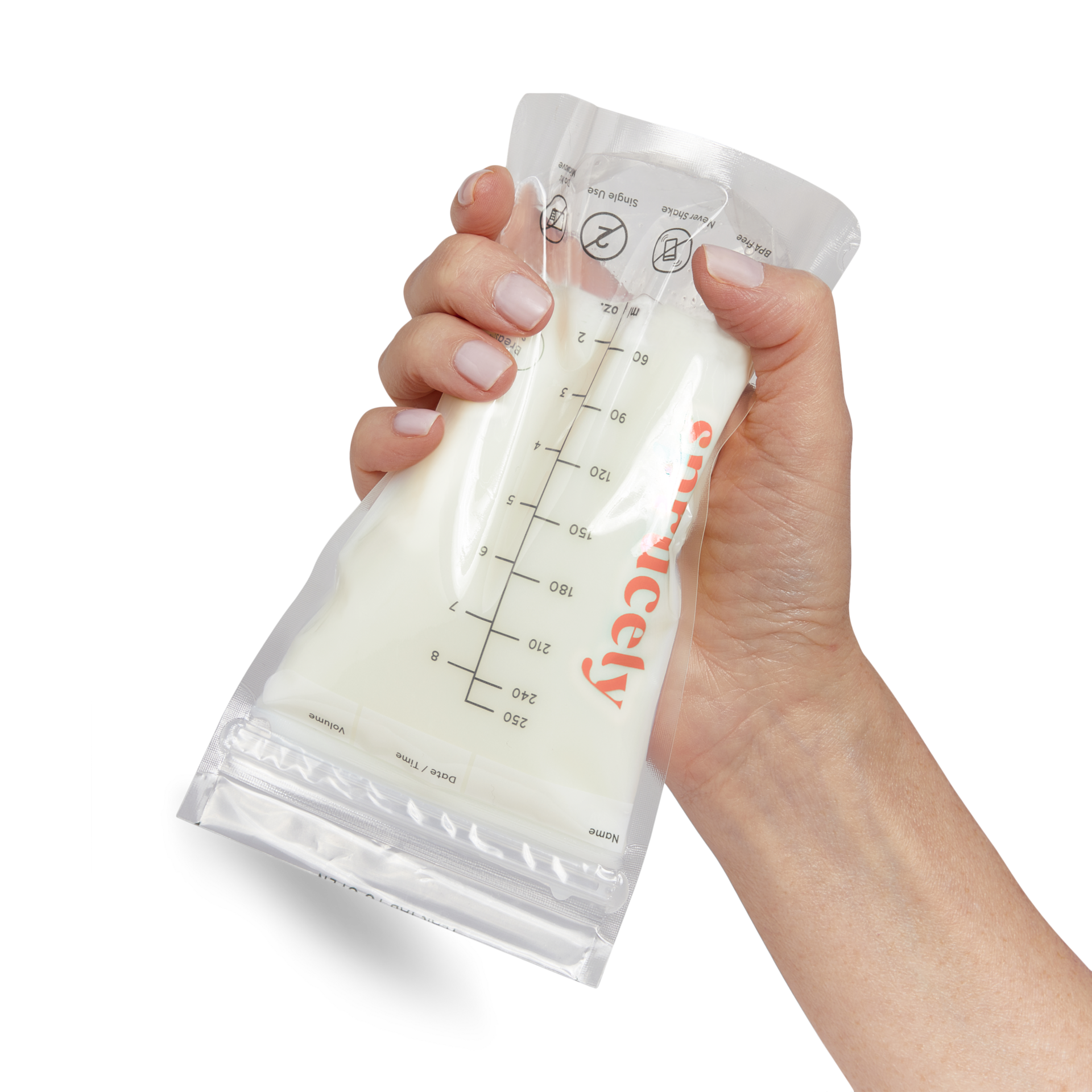 Sprucely Milk Storage Bags.