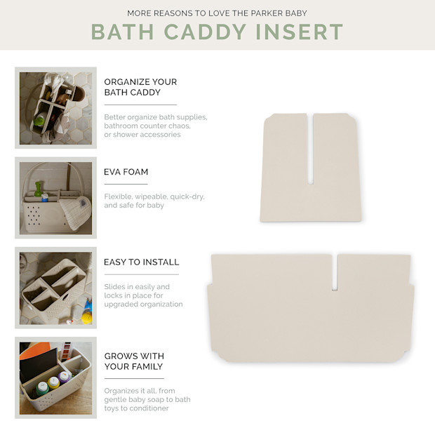 Parker Baby Co. Bath Caddy Insert.