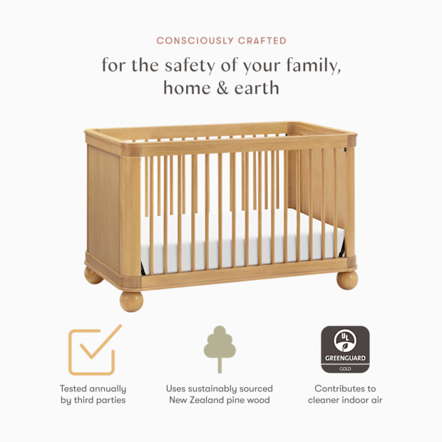 babyletto Crosby 3-in-1 Convertible Crib.