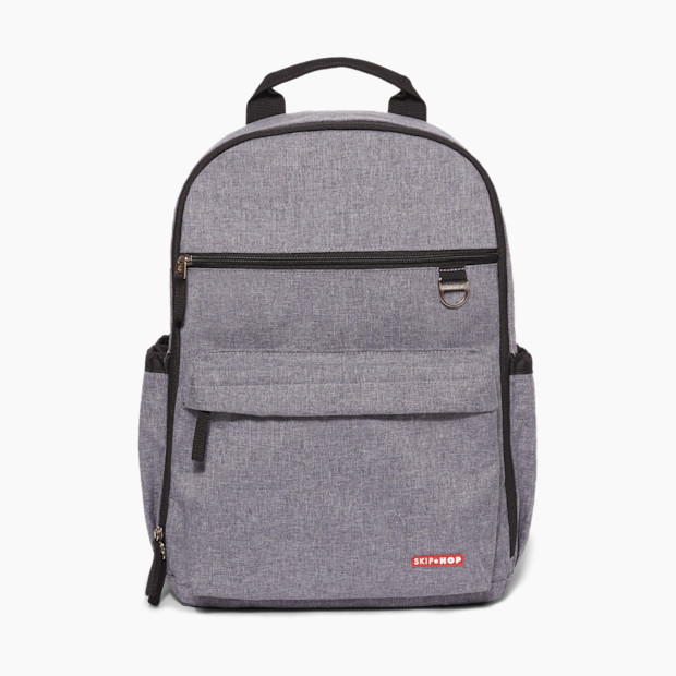 Skip Hop Duo Diaper Backpack - Heather Gray.