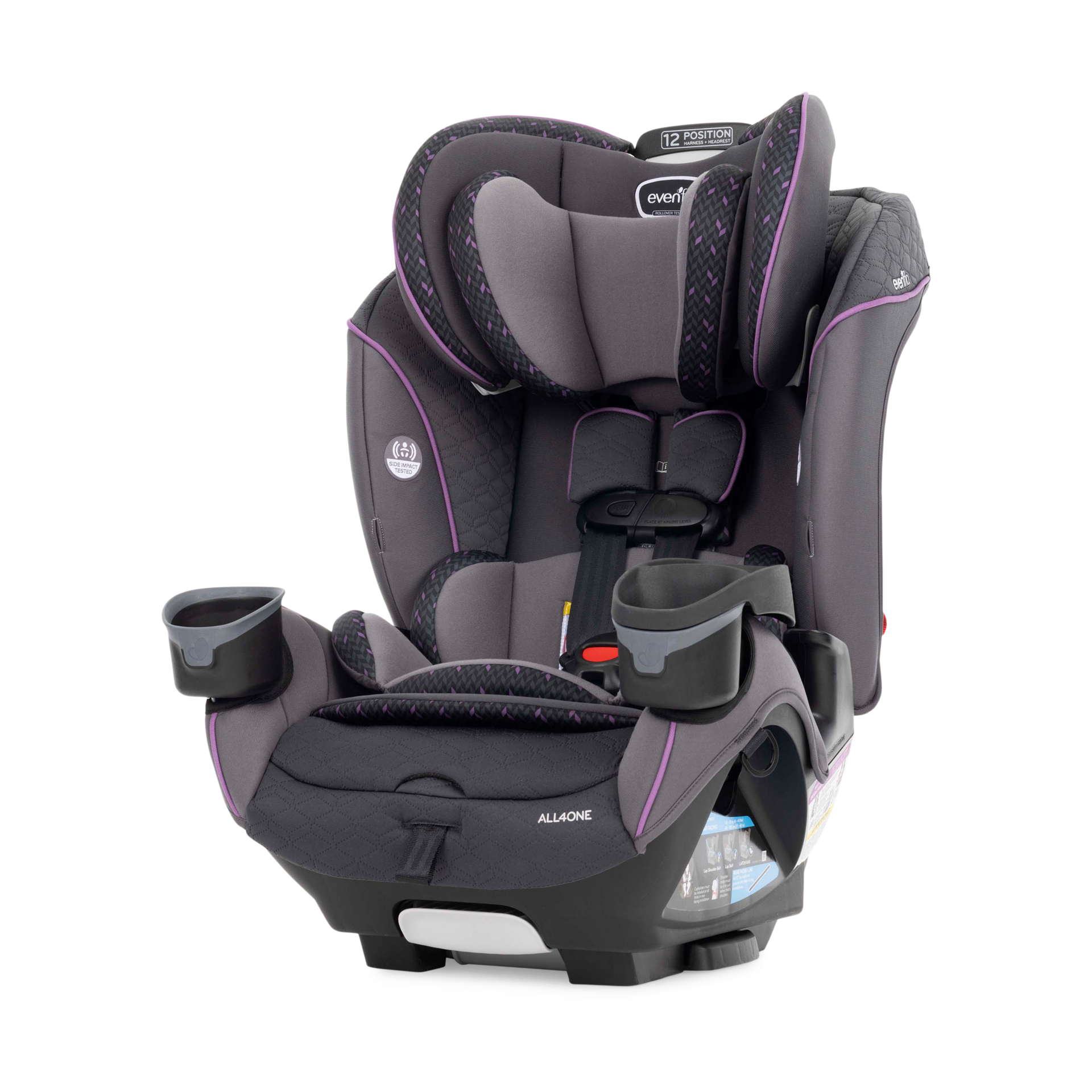 Evenflo EveryFit/All4One 3in1 Convertible Car Seat Ophelia Purple