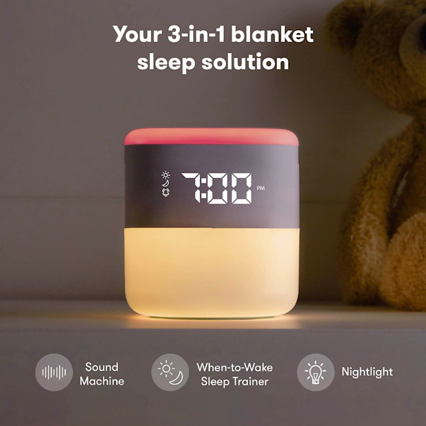 Frida Baby 3-in-1 Sound Machine & When-To-Wake Clock & Nightlight.