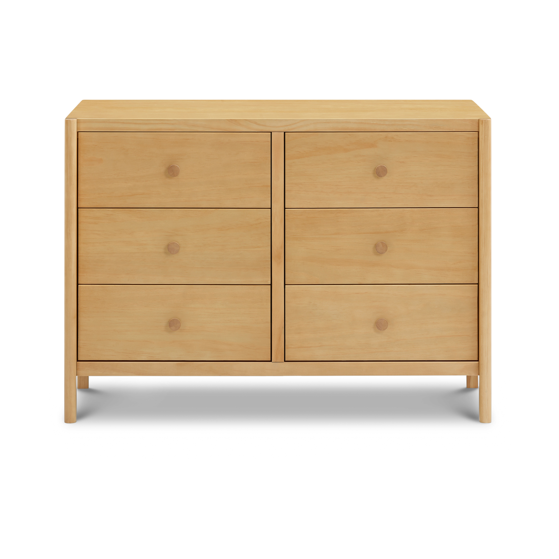 daVinci Birdie 6-Drawer Dresser - Honey.