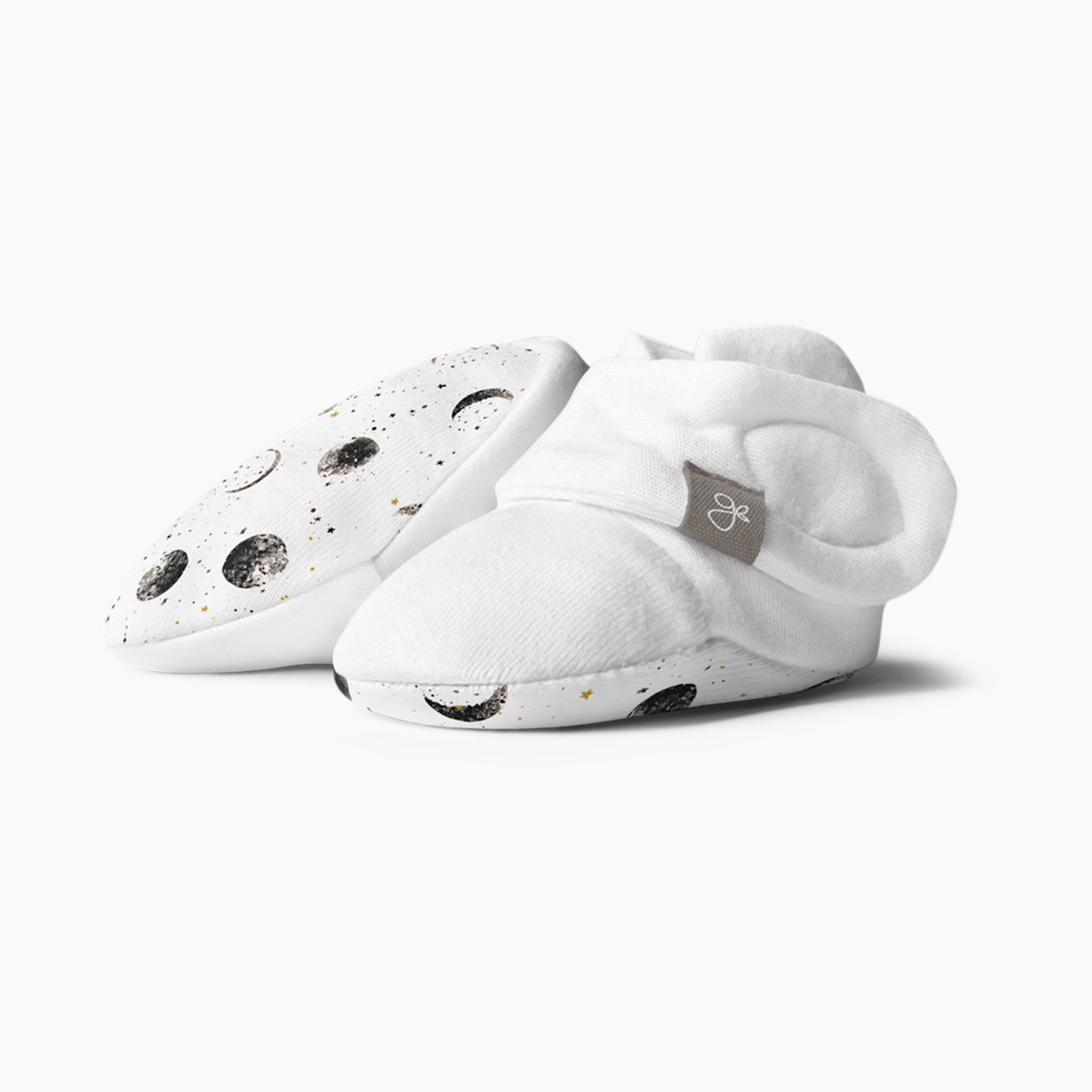 Goumi Kids Stay on Baby Mitts + Boots Bundle - Many Moons, 0-3 M.