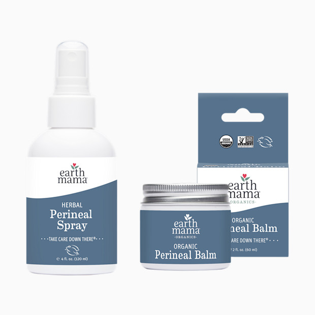 Earth Mama Perineal Balm and Perineal Spray Bundle.