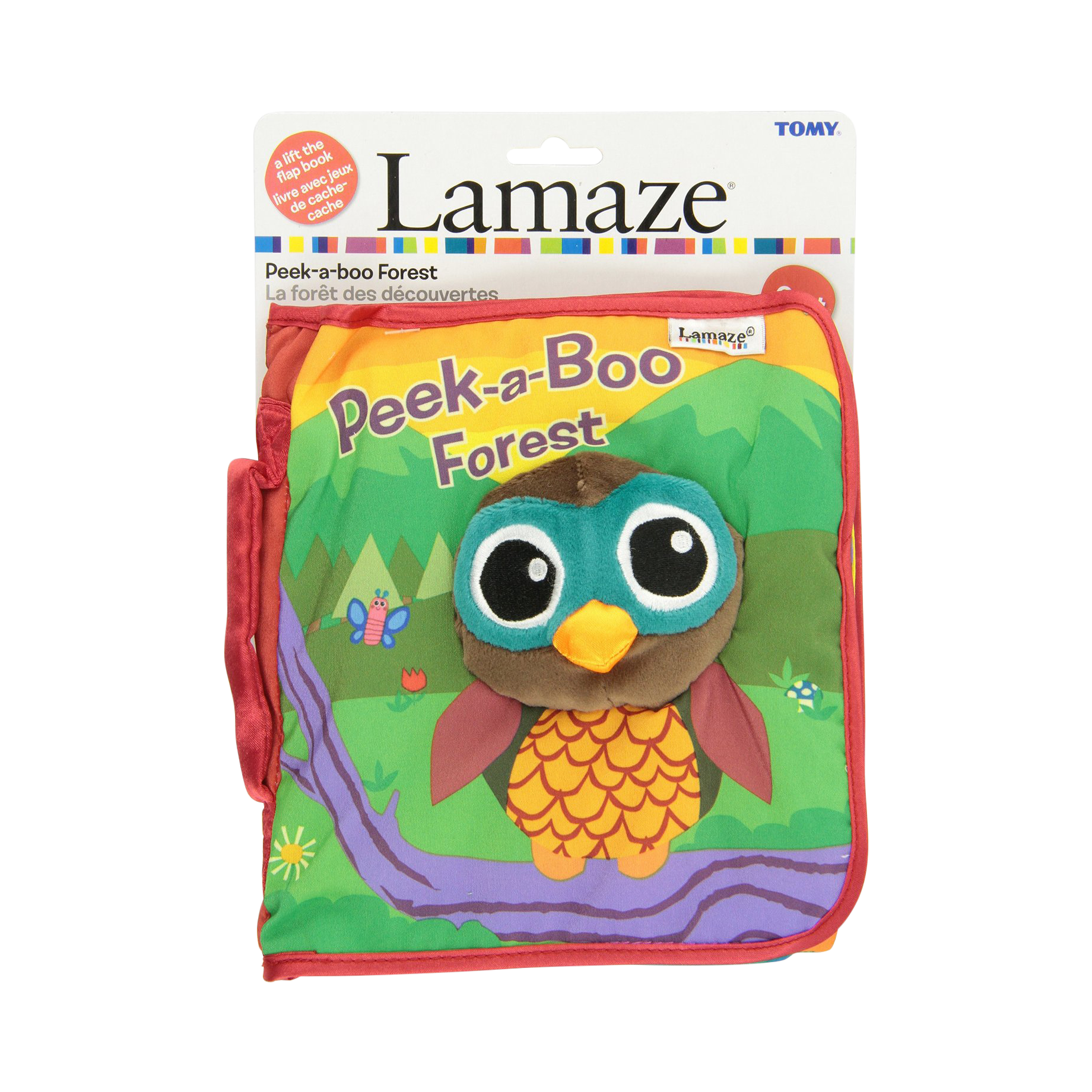 lamaze peek a boo forest soft book
