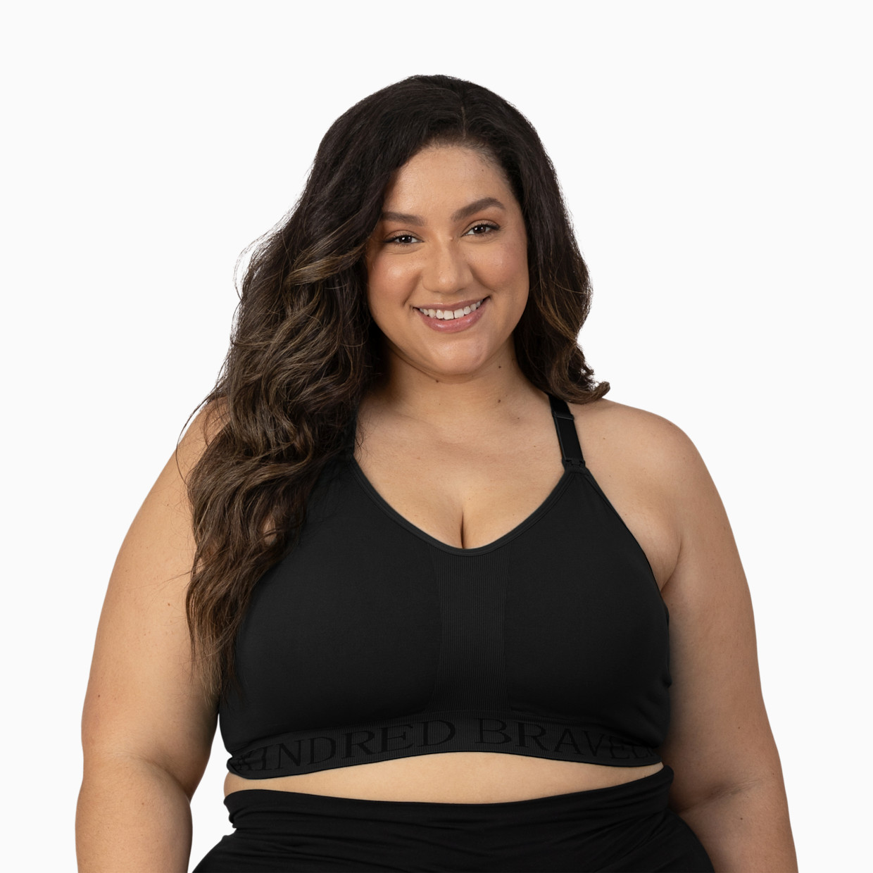 Kindred Bravely Sublime Hands-Free Pumping & Nursing Sports Bra - Black, 2 X Busty.