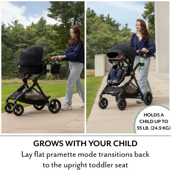 Evenflo Pivot Xpand NXT Stroller - Coal Black.