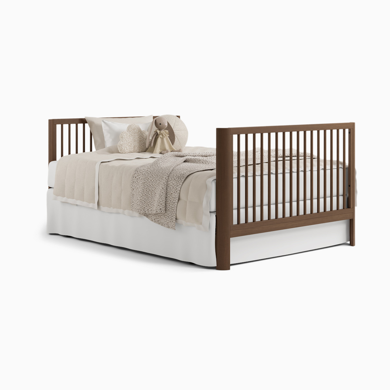 Storkcraft Casablanca Deluxe 5-in-1 Convertible Crib with Drawer - Hazelnut.