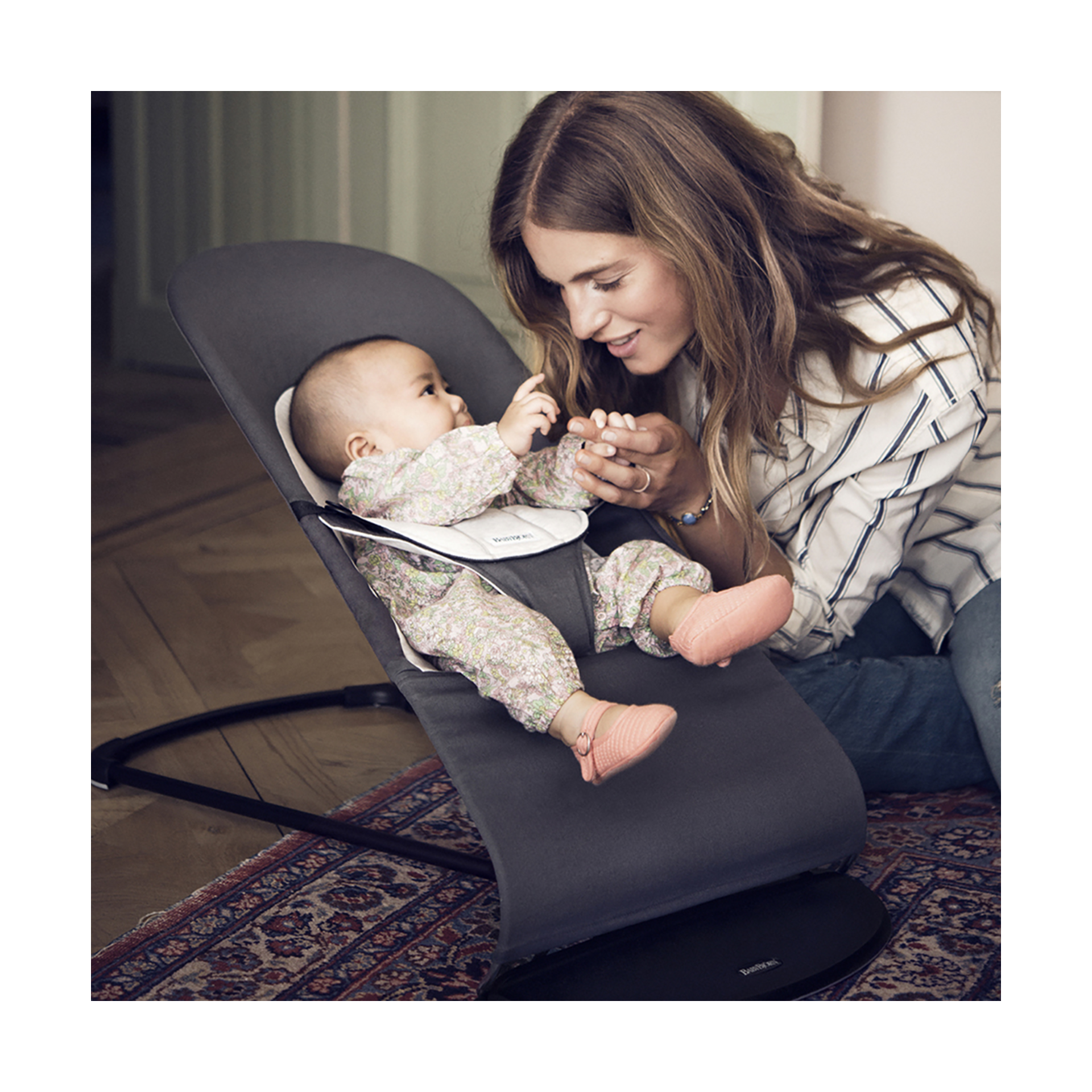 BabyBjörn Bouncer Balance Soft - Cotton Jersey/Dark Gray/Gray.