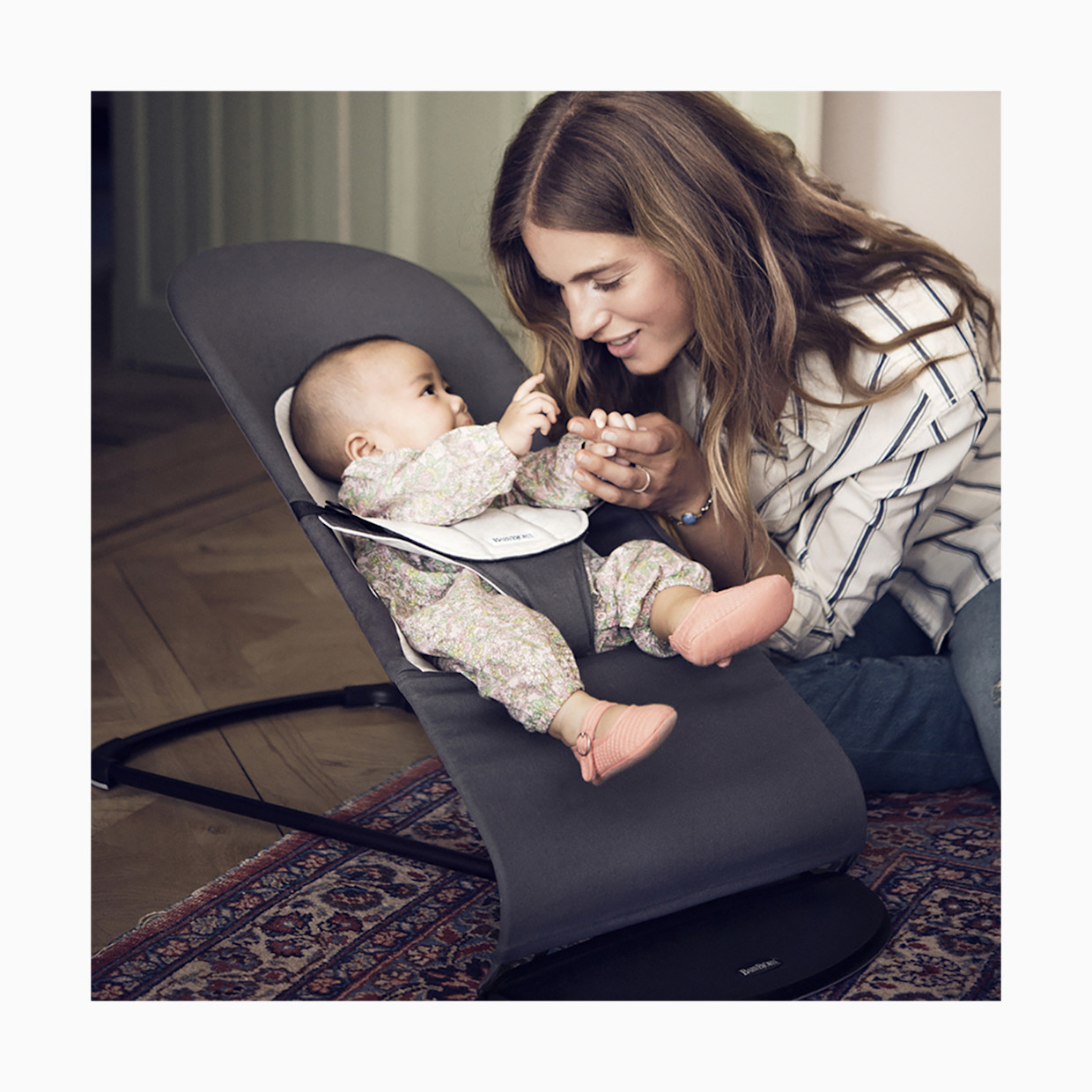 BabyBjörn Bouncer Balance Soft - Cotton Jersey/Dark Gray/Gray.